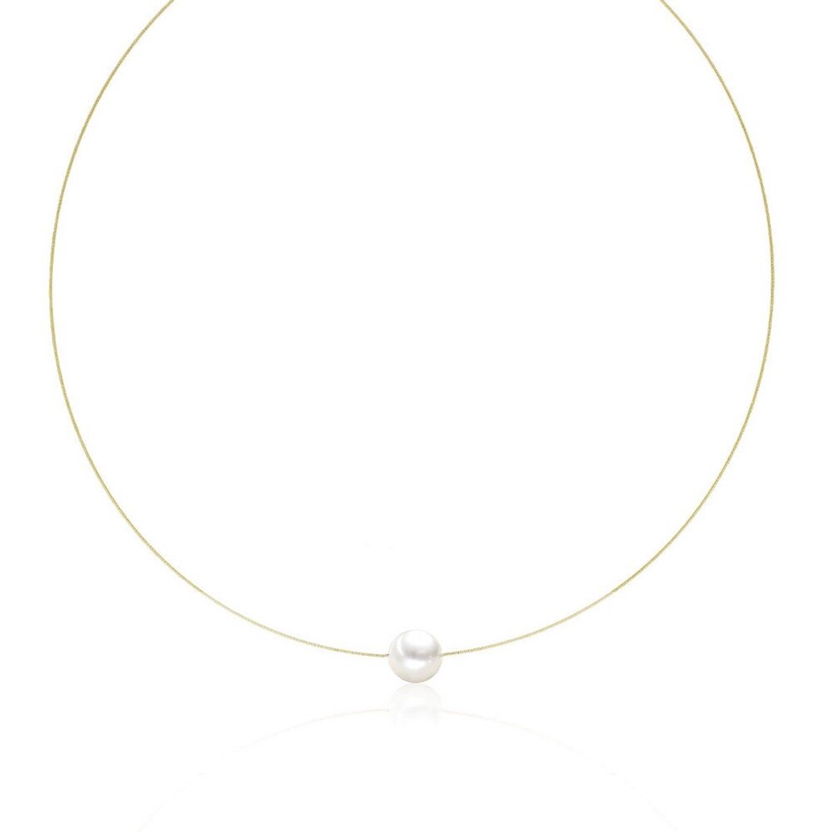 Luna-Pearls - 216.0848 - Ketting - 585/-Geel goud met Zoetwater gekweekte parel