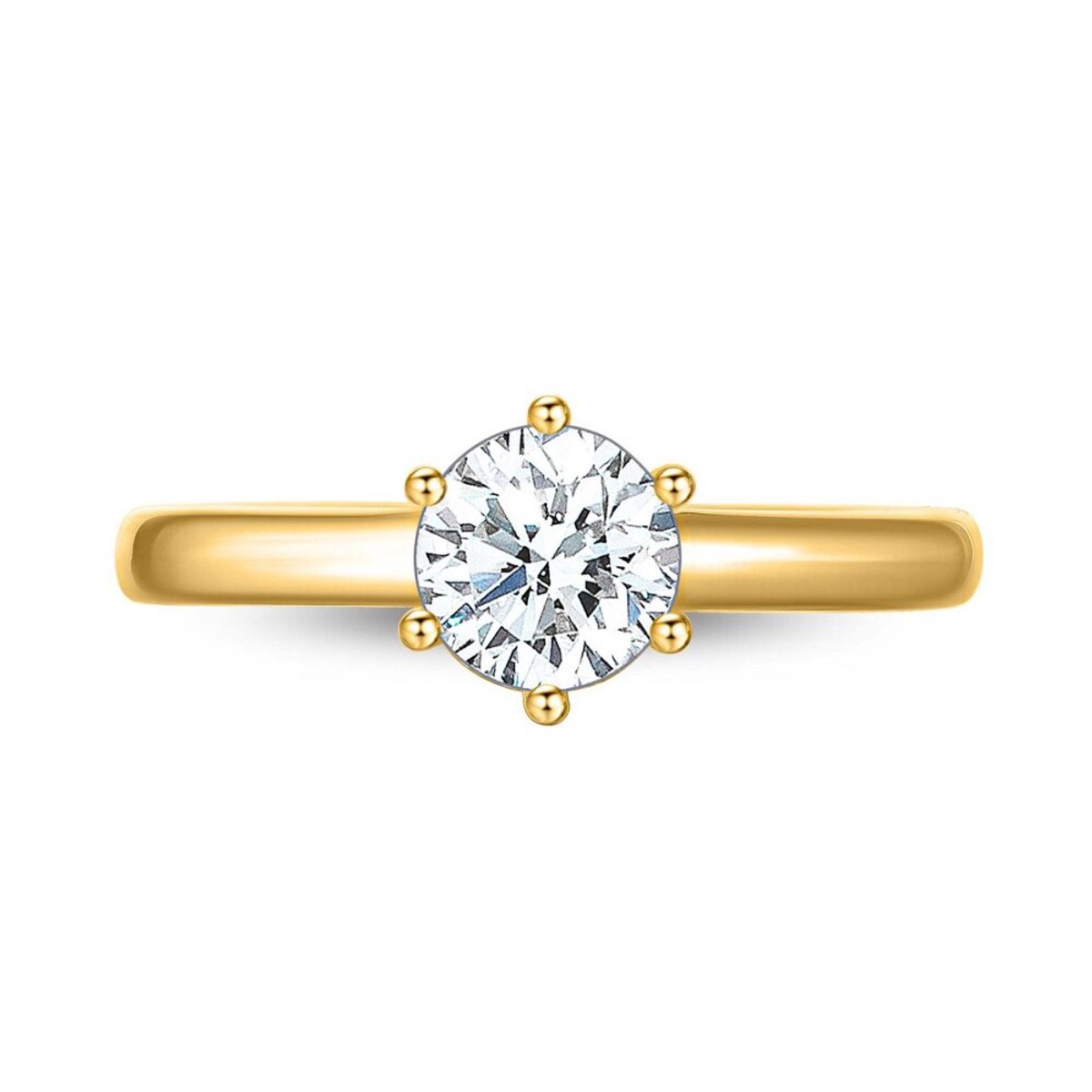 Luna Creation - 700.1754 - Ring - Dames - 585GG - Ringmaat 54