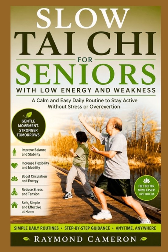 Slow Tai Chi for Seniors with Low Energy and Weakness - cover