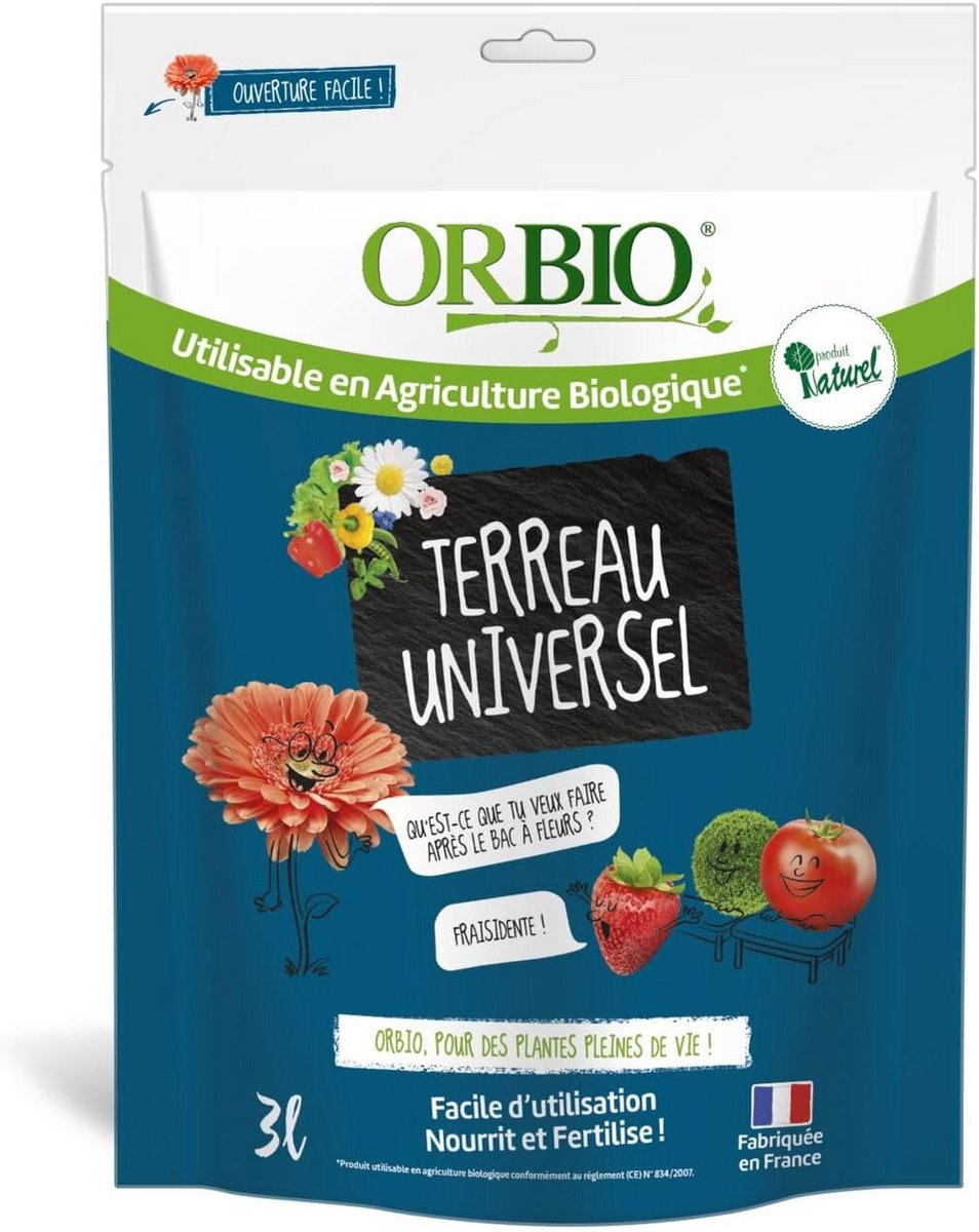 Universele Rechthoekige Aarde 3 Liter voor Binnenplanten