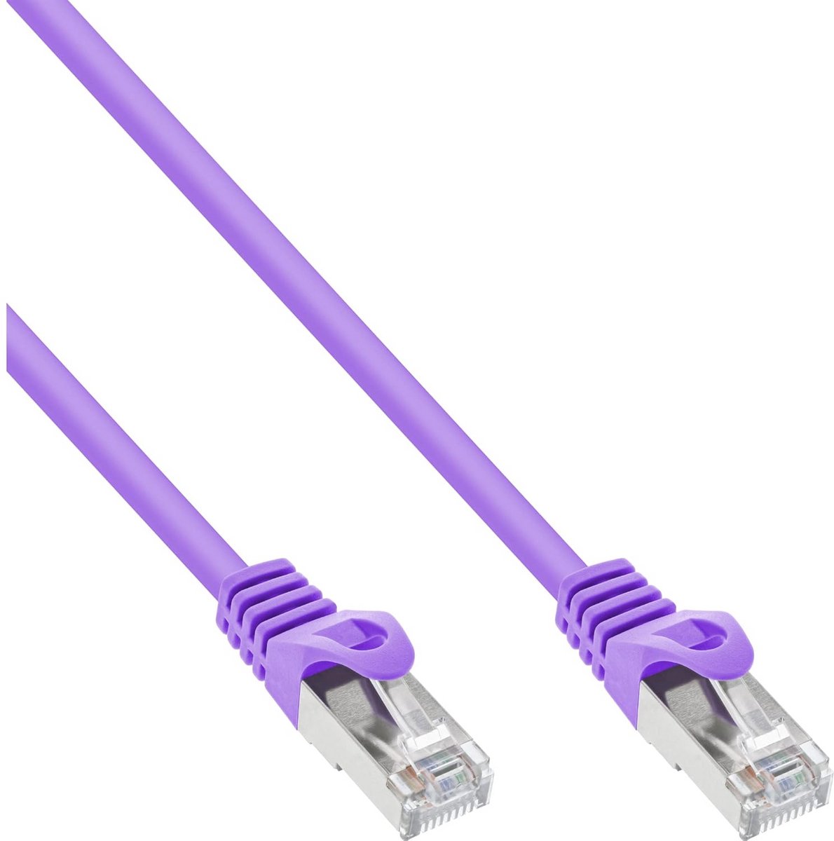 Netwerkkabel UTP CAT5e Patchkabel 3 meter Paars voor Router en Switch