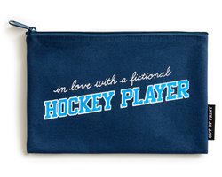 In Love with a Fictional Hockey Player Pouch