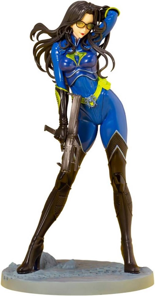 Bishoujo Actiefiguur Vrouwelijke Superschurk Blauwe Versie 23cm PVC Beeld