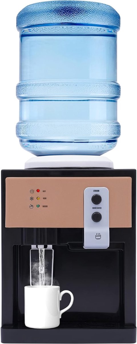 Florixa® Waterdispenser - Waterdispenser Heet Water - Waterkoeler - Zwart - 24cm x 27cm x 36cm