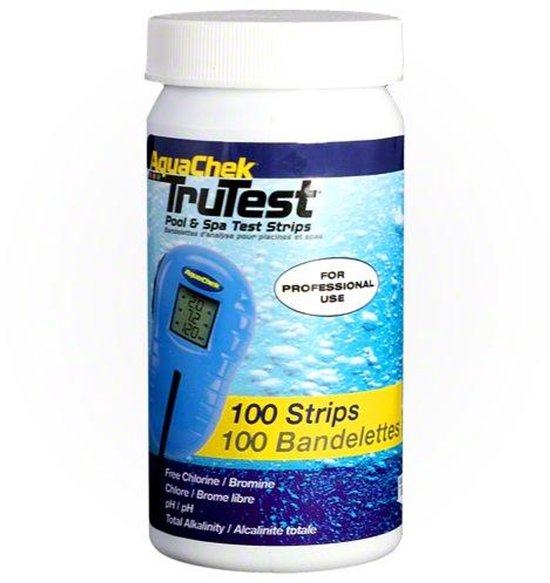 Bandelettes AquaChek Trutest - Recharge pour TruTest - 100 bandelettes de test