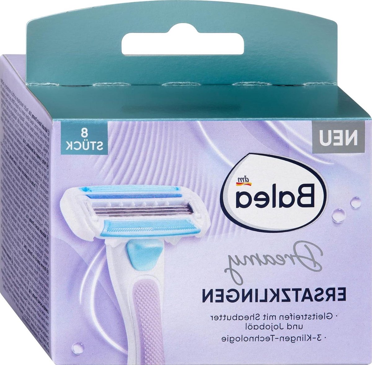 Scheermesjes Vrouwen - Reservemesjes - Glad Scheren - 3-Blads Technologie - 8 Stuks - Wit