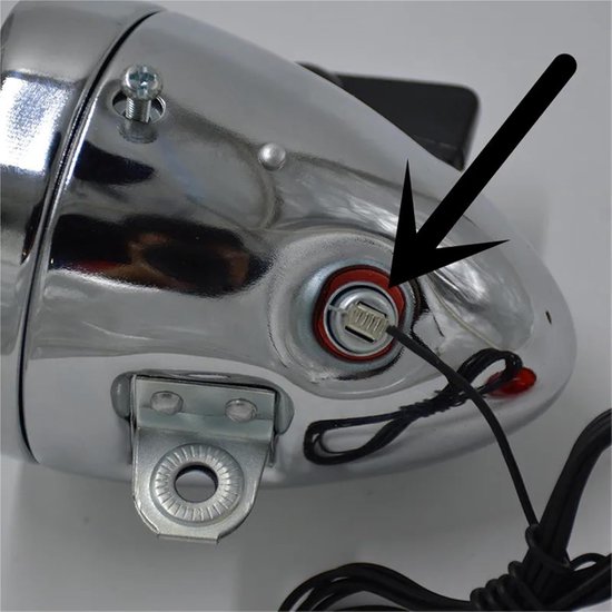 Fiets Licht Set - Dynamo Verlichting - Nachtelijk Fietsen - Slagvast Weerbestendig - 12V 6W - Wit — afbeelding 3