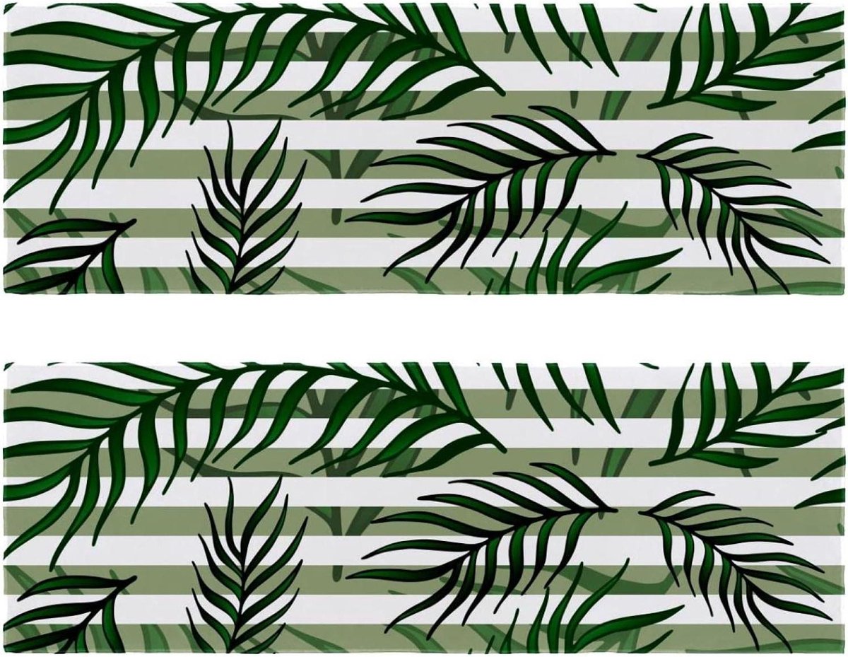 Microfiber Handdoek - Sport Handdoek - Koel Blijven - Sneldrogend Absorberend - 2 Packs 29.5x81.5cm - Veelkleurig