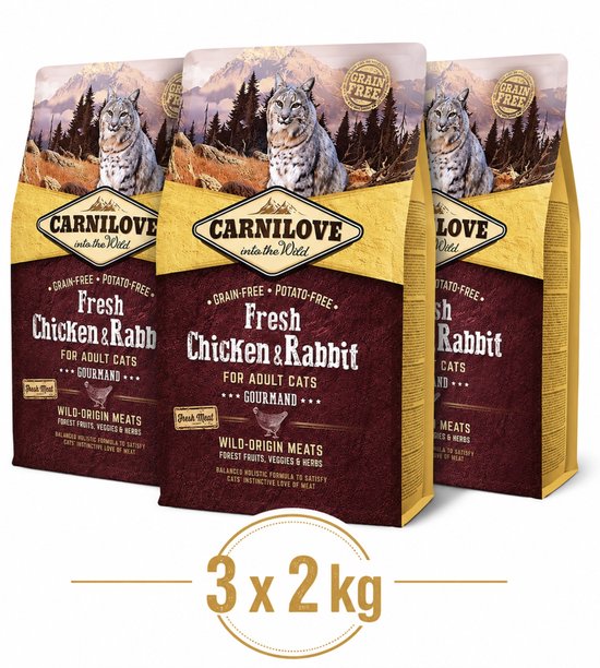 Carnilove Cat Fresh Kip en Konijn