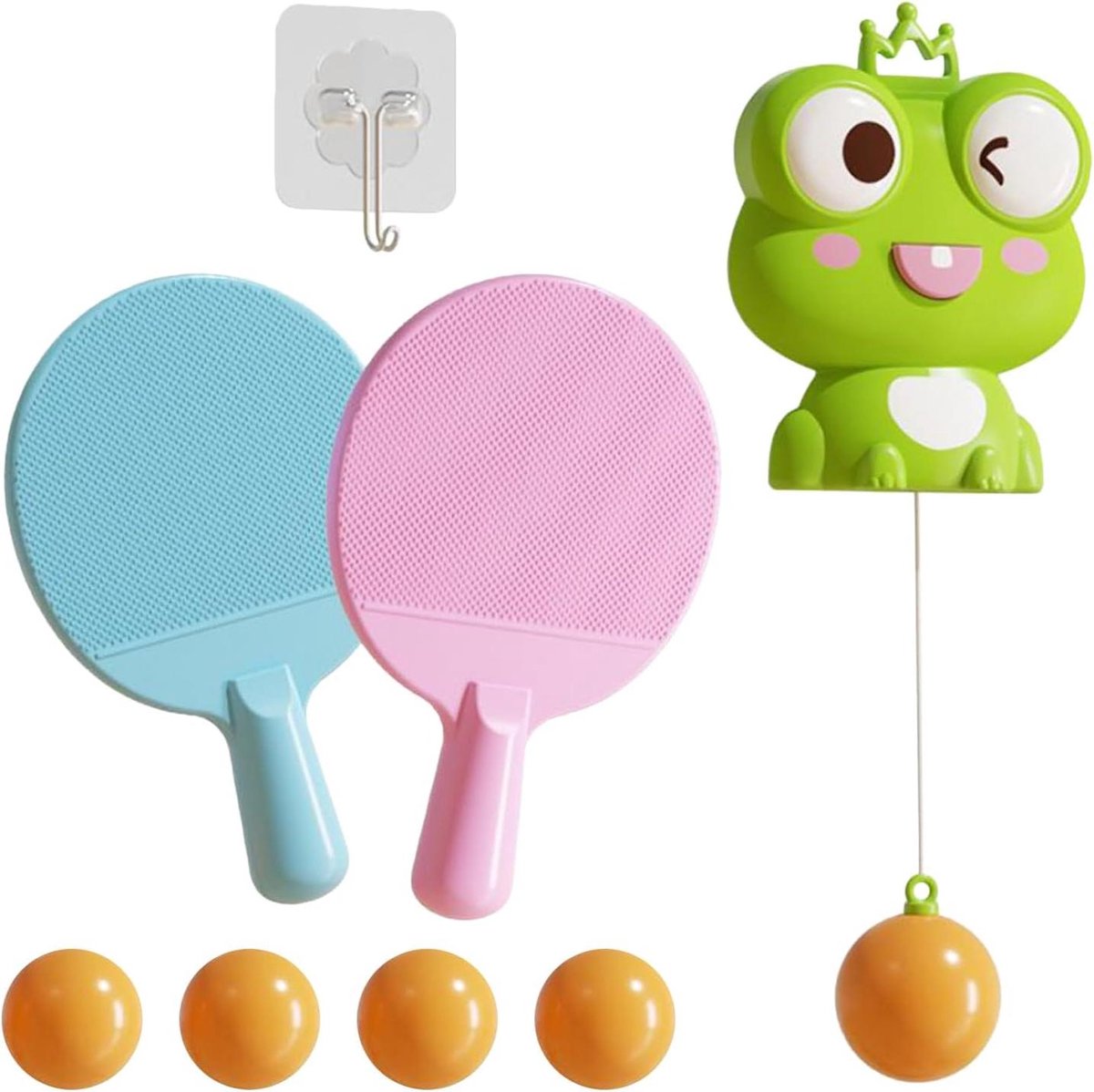 Tafeltennis Trainer - Pong Set - Vaardigheden Verbeteren - Zelfklevende Installatie - 13 x 20 cm - Niet gespecificeerd