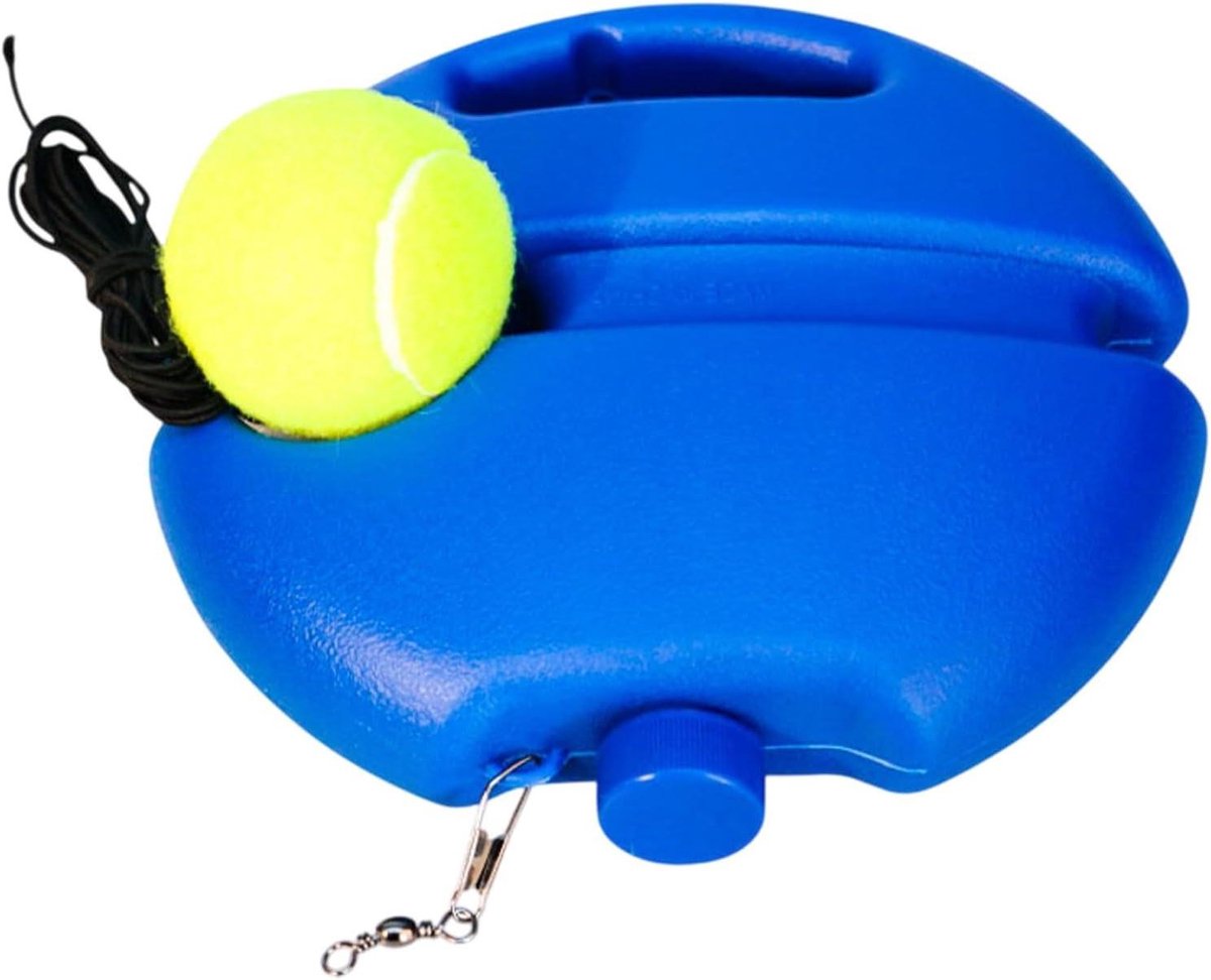 Tennis Rebounder Trainer - Oefen Set - Solo Tennis Oefenen - Verstelbaar Systeem - 21 cm - Meerkleurig