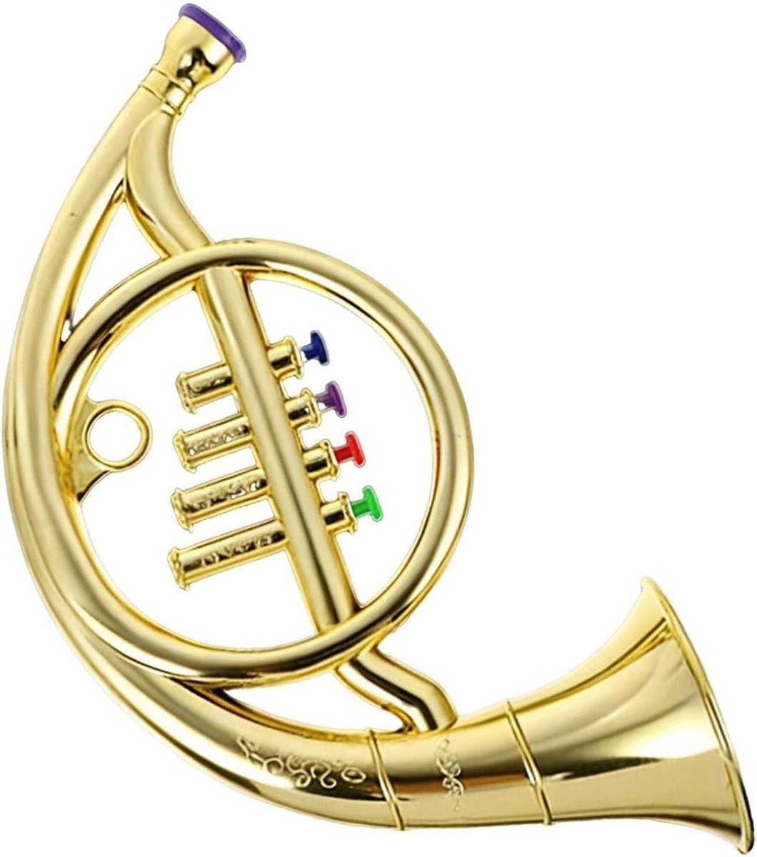 Speelgoed Saxofoon - Muziek Instrument - Muziek Ontdekken - Realistische Klank - 40 x 24 x 12 cm - Zilverkleurig