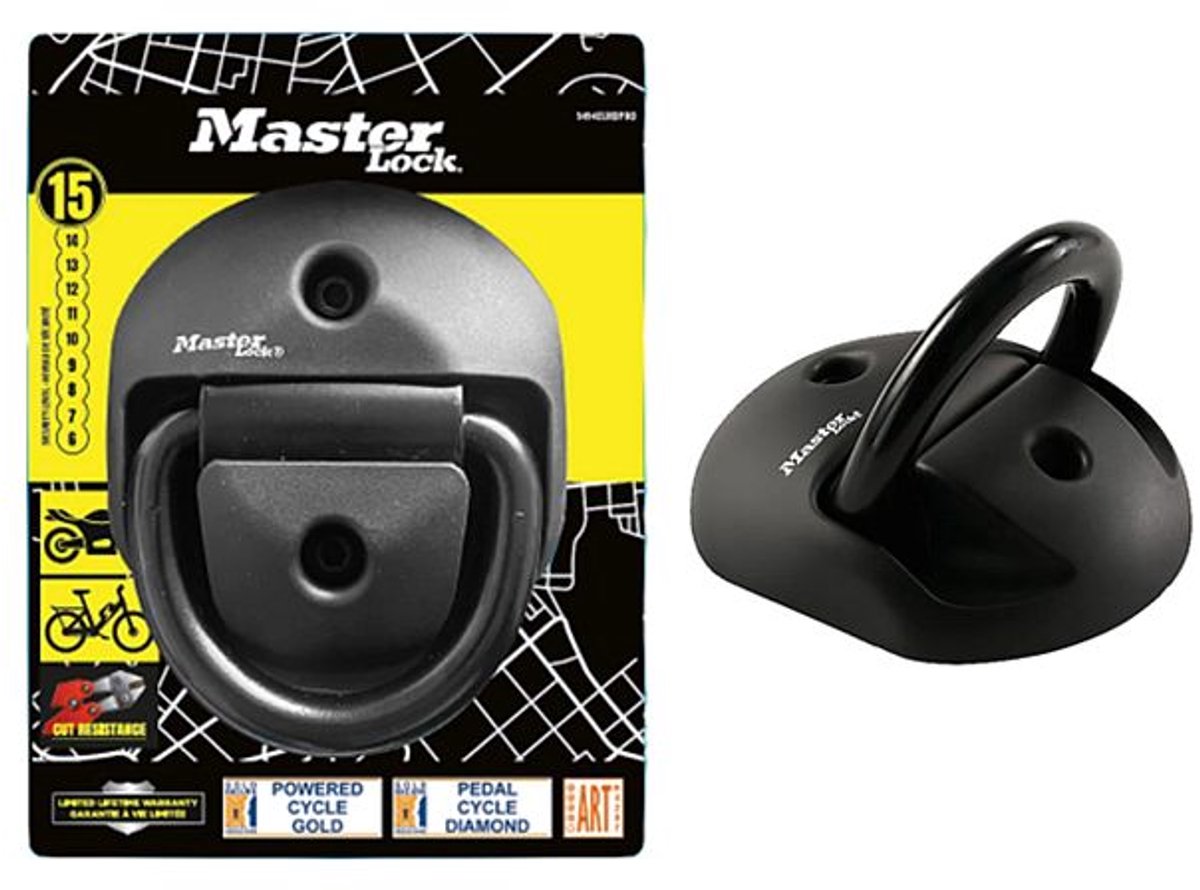 MasterLock grond- en muuranker punt incl. acc afbeelding
