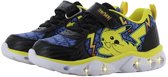 Pokémon - Schoenen voor jongens met lichtjes - Pikachu Sneakers voor kinderen met klittenband - Lichtgevende kindersneaker - Maat 31 - Zwart