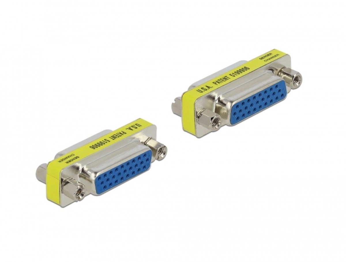 Delock D-Sub 26 HD Pin Gender Changer Buchse zu Buchse