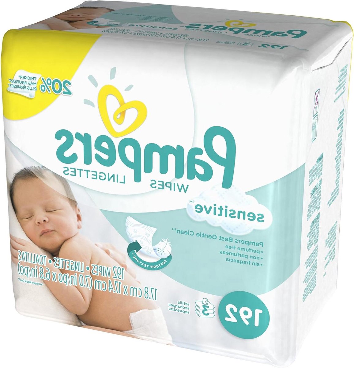Babydoekjes Navullingen - Zachte Doekjes - Babyverzorging Thuis - Hypoallergeen Formule - 192 Stuks - Wit
