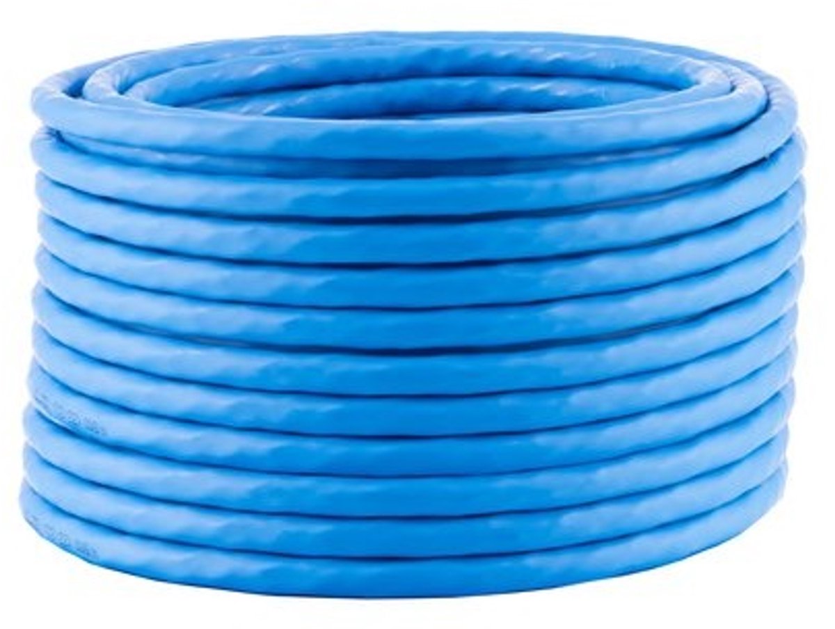 S/FTP CAT8.1 40 Gigabit Netwerkkabel - CU - 22AWG - Stug - LSZH - 25 meter - Blauw
