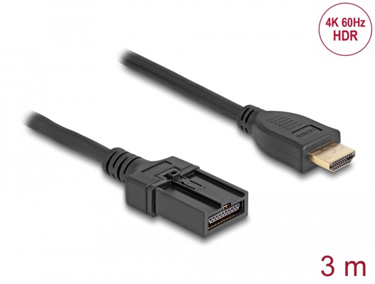 HDMI Automotive Cable Hdmi-a man naar HDMI-E mannelijk 3 M 4K 60 Hz