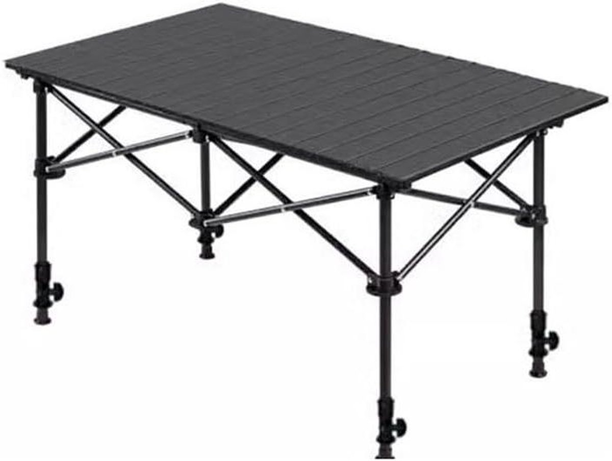 Campingtafel Opvouwbaar - Buitentafel Picknick - Outdoor Maaltijden - Lichtgewicht Aluminium - 100 kg Draagvermogen - Zilver
