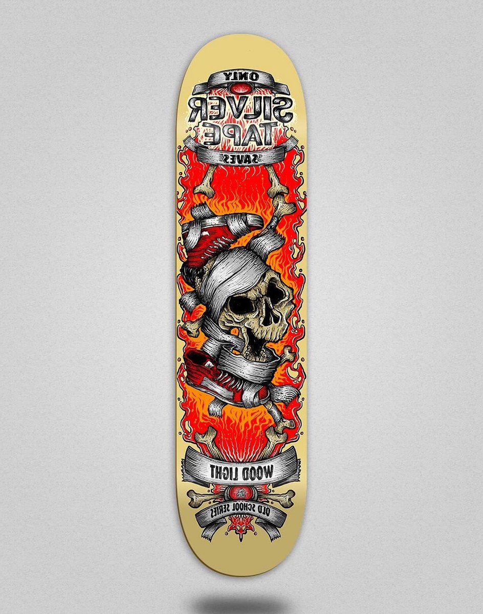 Houten skateboard deck Skateboard plank Street cruisen Met grip tape 8.5 inch
