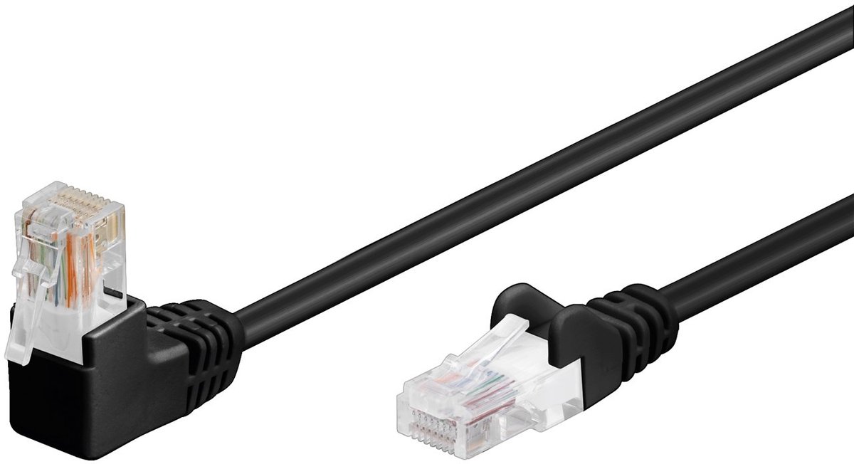 CAT5E Netwerkkabel - RJ45 - zwart - 0.25 m