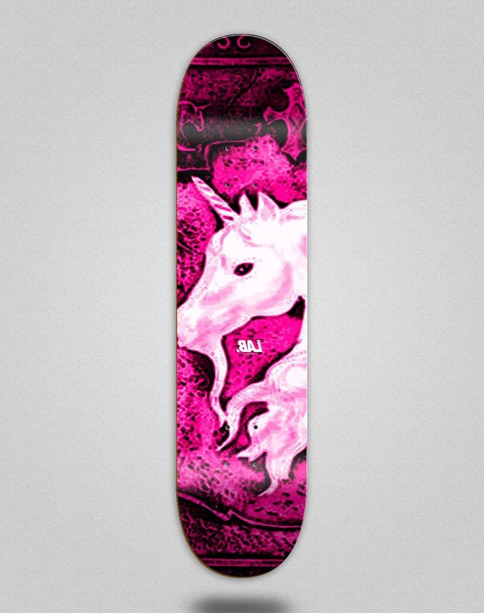 Skateboard Deck Plank Straat Tricks Gothic Unicorn Design 8.25 Inch Niet gespecificeerd