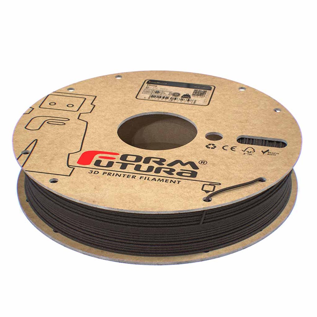 1.75mm EasyWood� - Ebony - 3D Printer Filament