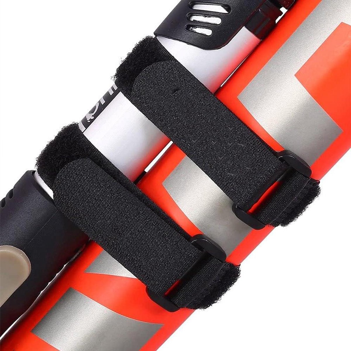 Fietsbanden Stabilisator - Bevestigingsbanden - Fiets Transport - Gespontwerp - 30 cm - Zwart