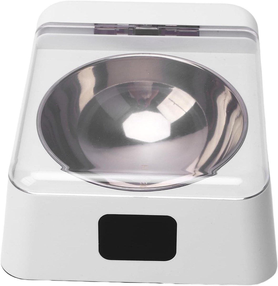 Automatische Voerbak - Hondenvoer Dispenser - Huisdier Voeding - Slimme Sensor Deksel - 350 ml Capaciteit - Wit