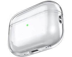 Hoesje geschikt voor Apple AirPods Pro - Case - AirPods cover - Protective case - Beschermhoes - Hoes oortjes - Softcase - Oplaadcase bescherming - Kunststof -Krasbestendig -Transparant- 1 stuk - Jony