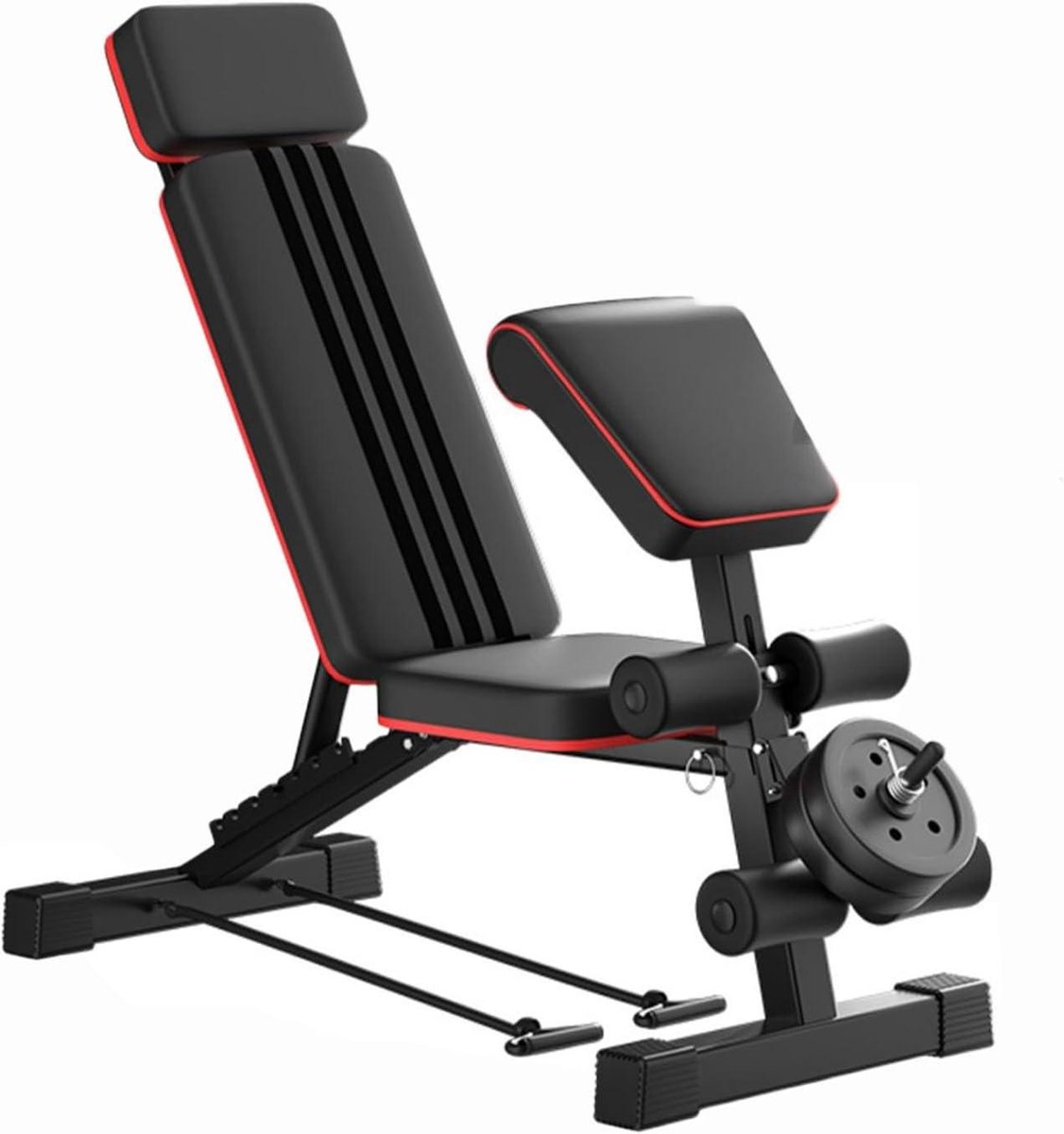 Verstelbare Fitnessbank - Trainingsbank Hometrainer - Kracht Training - 660 Lbs Draagkracht - 8 Posities - Zwart
