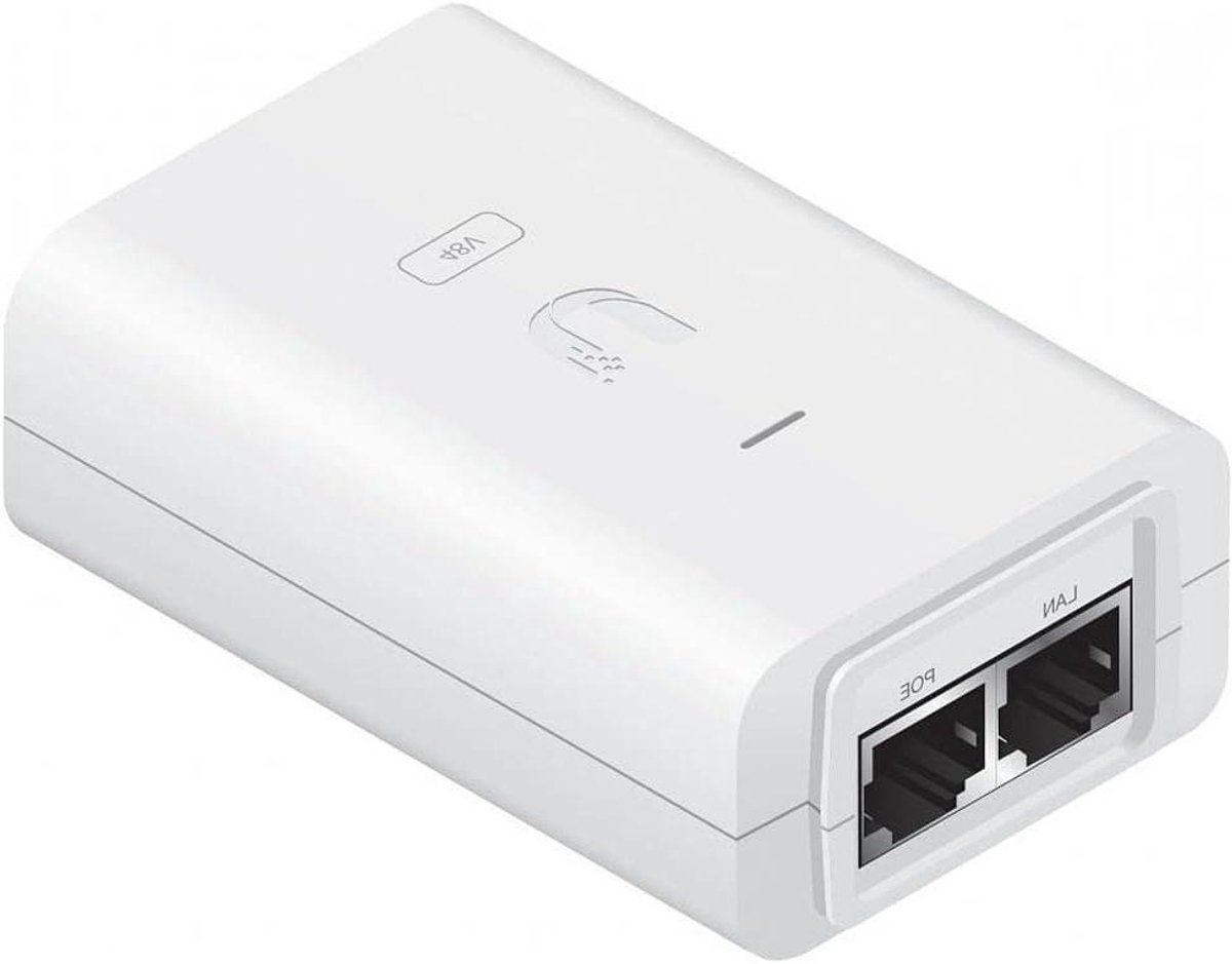 Netwerkadapter - PoE Injector - Apparaten Voeden - Overspanningsbeveiliging - 24W - Wit