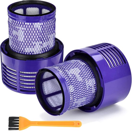 2 stuks V10-filters voor Dyson - Vervangend filter voor de Dyson V10 Cyclone Series Absolute Animal Motorhead Total Clean stofzuiger - Wasbaar en herbruikbaar - Vervangt de V10