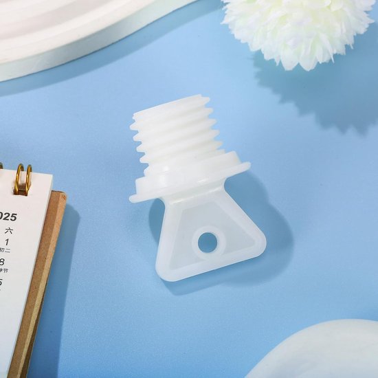 Waterzak Stopper - Vervangende Dop - Warmte Vasthouden - Lichtgewicht Ontwerp - 4.5 cm - Wit — afbeelding 5