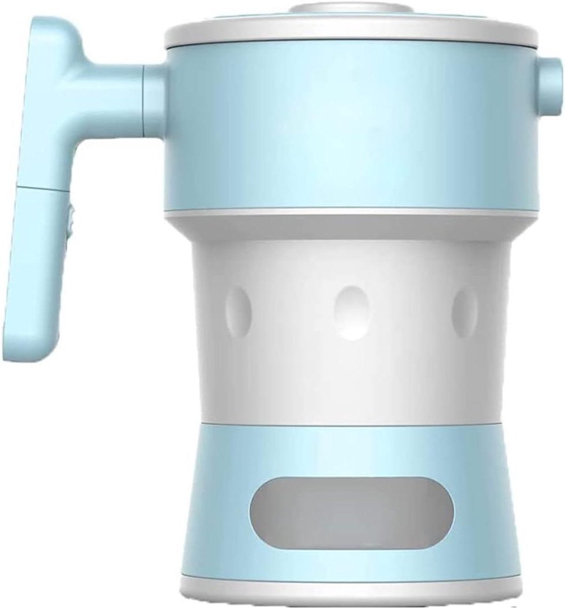 Klapbare Waterkoker - Reis Waterkoker - Reizen en Kamperen - Compact Opvouwbaar Ontwerp - 0.6 Liter - Blauw