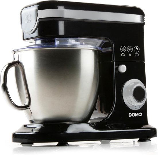 Keukenmachine - Mixer Foodprocessor - Koken Bakken - Krachtige Motor - 6 Liter - Zwart — afbeelding 2