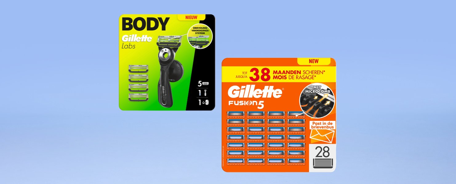 Korting* op Gillette