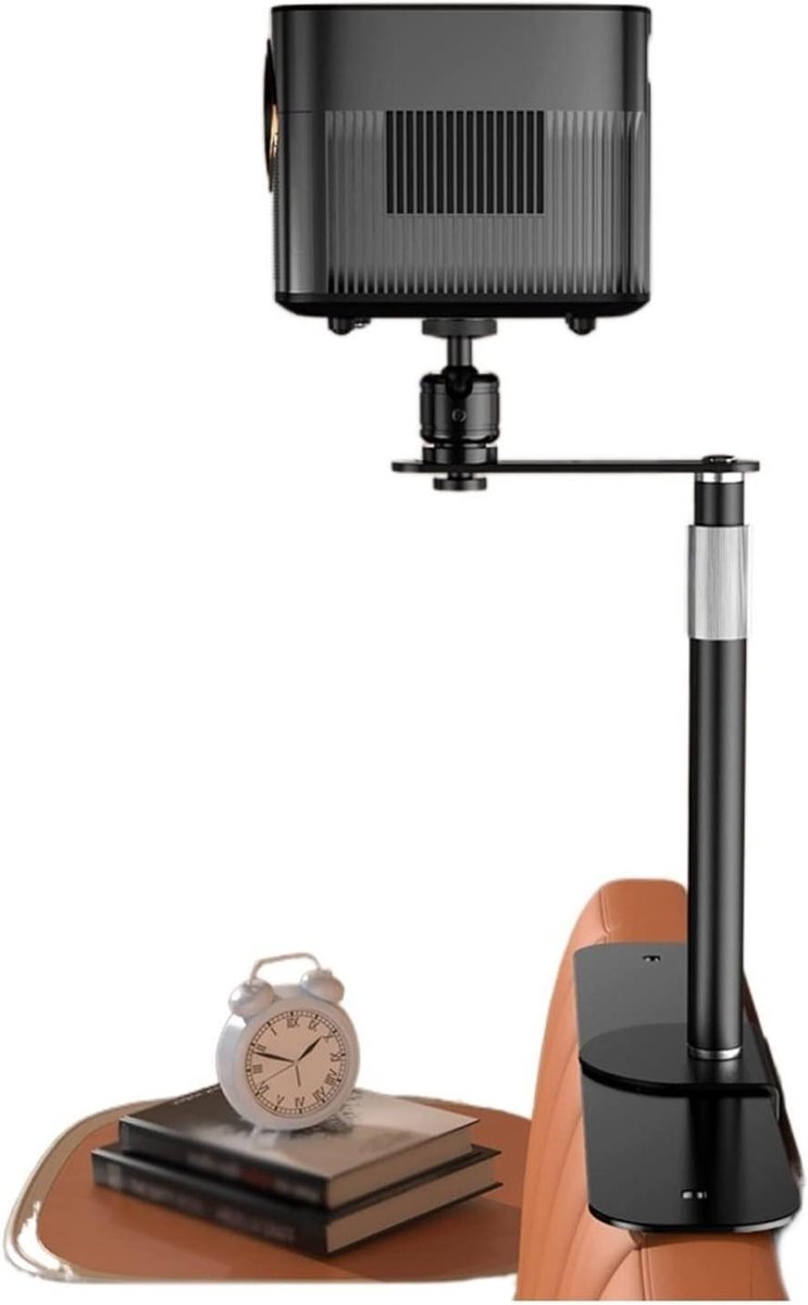 Beamer Muurbeugel - Projector Houder - Thuisbioscoop Creëren - Verstelbare Hoek - Universeel - Wit