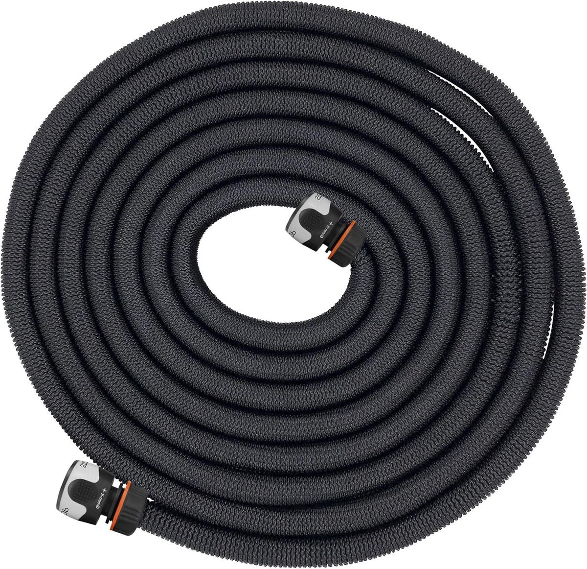 Flexibele slang - Tuinslang - Water geven - Zelf oprollend - 15 meter - Zwart