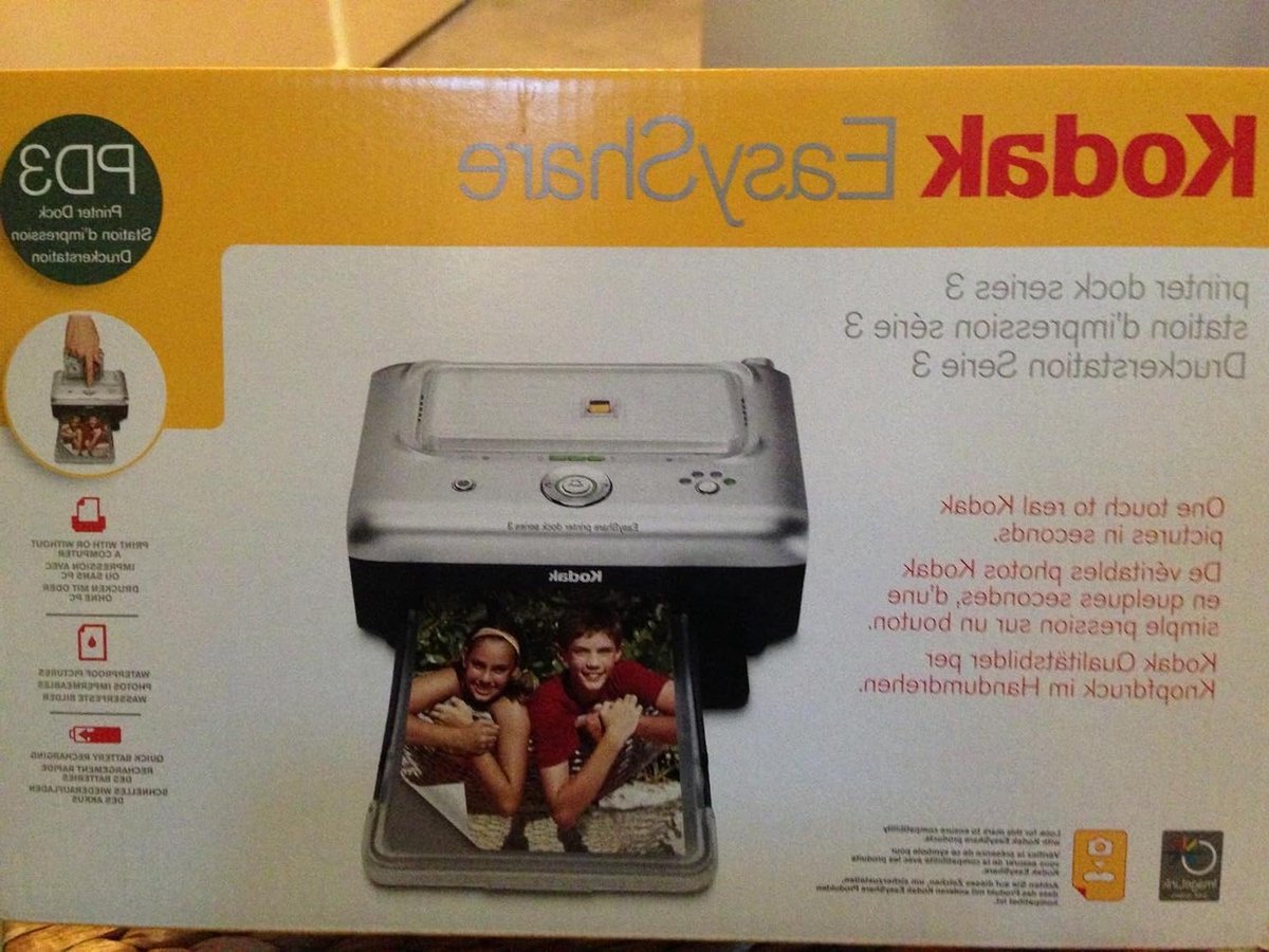 Fotoprinter Dock - Directe Printer - Foto's Printen - Draadloos Printen - 4x6 inch - Zwart