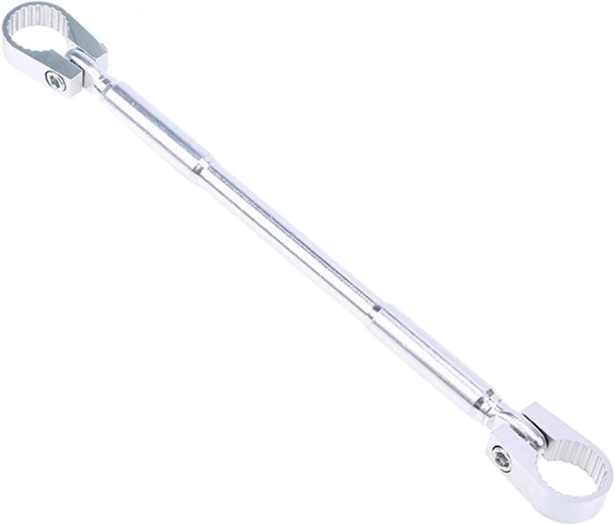 Motorfiets Stuur - Handvat Versterking - Rijstabiliteit Verbeteren - Universele Pasvorm - 22mm Diameter - Zwart