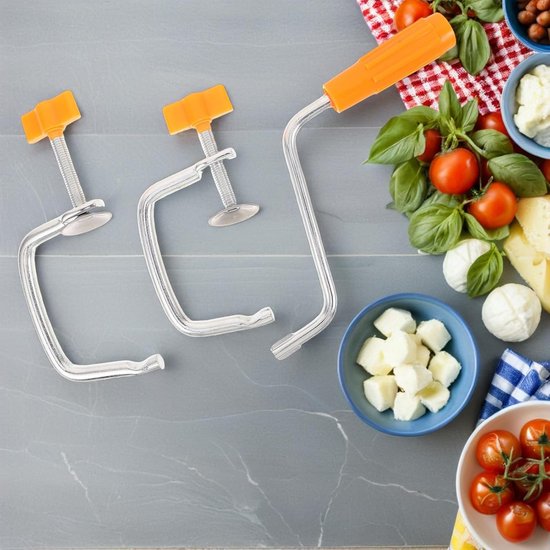 Pastamachine Onderdelen - Handgreep Klem - Zelf Pasta Maken - Universele Pasvorm - 18 cm Lengte - Diverse Kleuren van Pastamachine — afbeelding 4