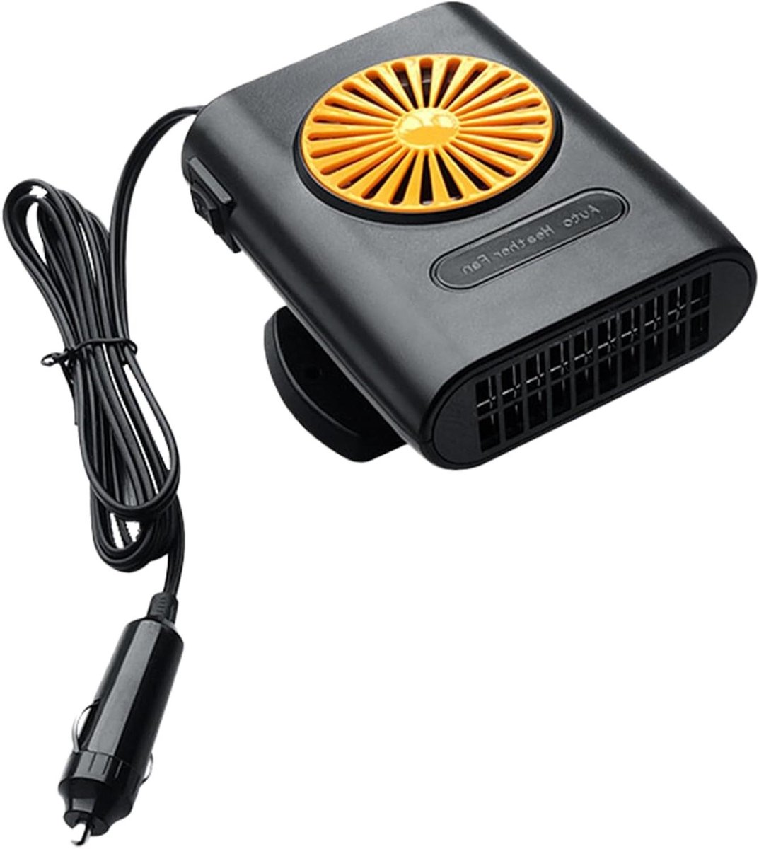 Voertuig Verwarming - Luchtblazer Ontdooier - Voorruit Ontdooien - 360 Graden Rotatie - 15 cm - Oranje