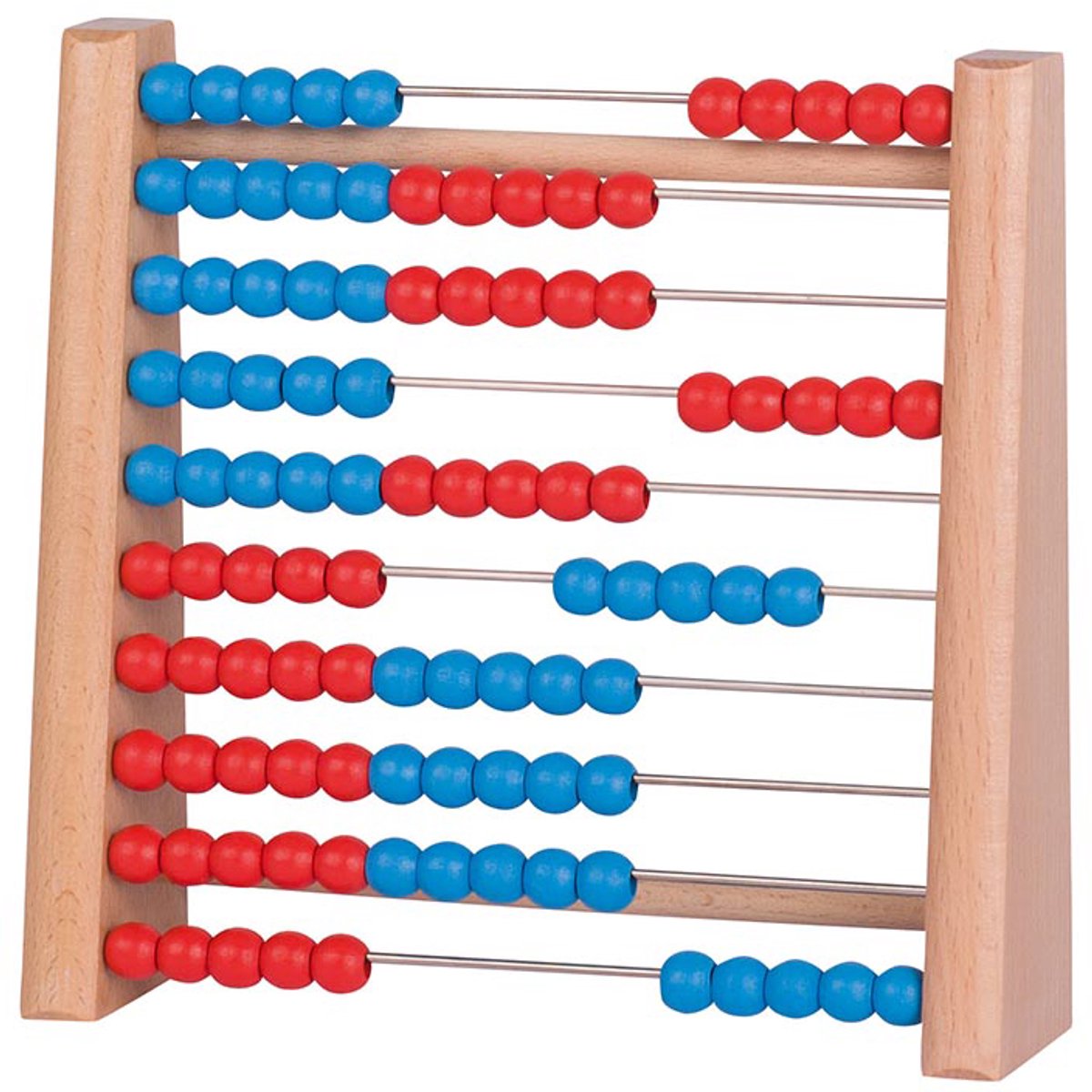 GOKI Telraam - Blauw En Rood - 17X5X16,5Cm - Educatief - 4 Jaar — afbeelding 3