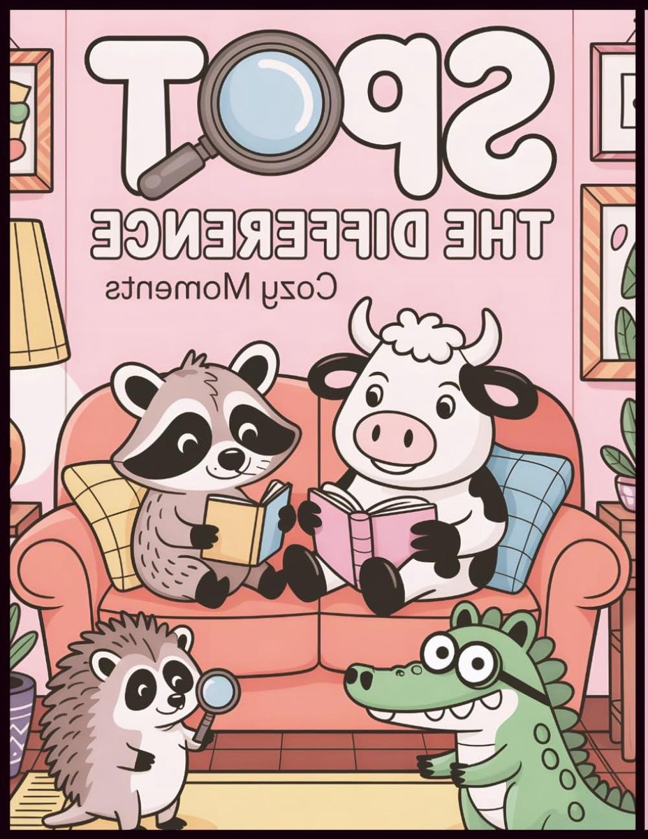 Zoek de Verschillen Boek - Puzzelboek Volwassenen - Ontspannende Tijdverdrijf - 55 Kleurrijke Illustraties - 21.6 x 27.9 cm - Kleurrijk