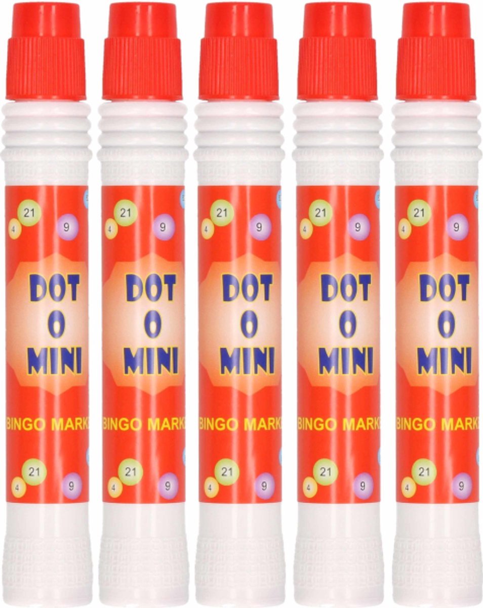 Twisk bingodabber speelgoed rood Dot.O.Win 20ml voor bingo plezier.