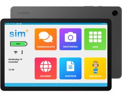 SimTab senioren tablet inclusief beschermhoes en hulp