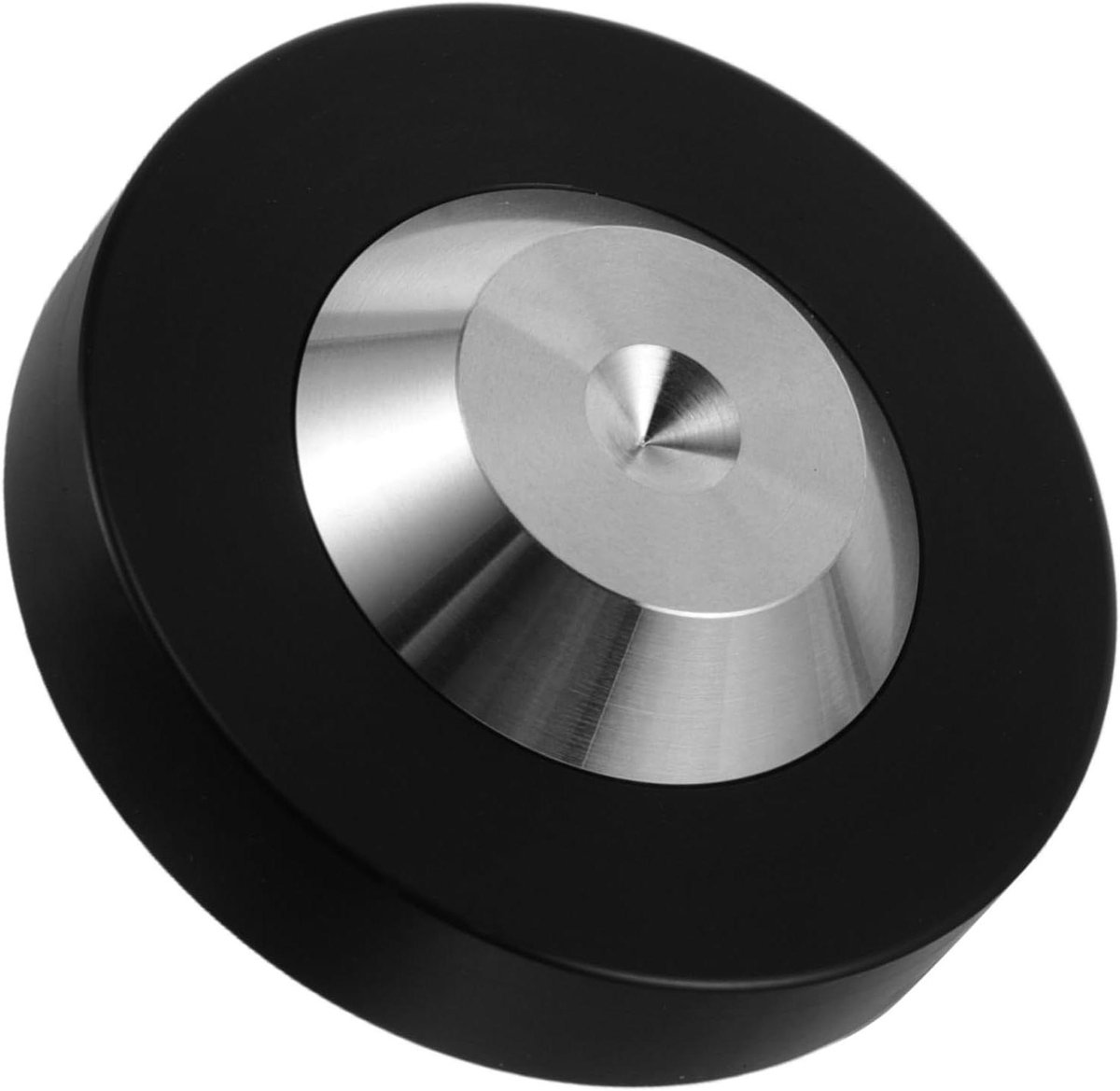Luidspreker Isolatievoetjes - Trillingsdempers Audio - Geluidsverbetering Apparatuur - Precisie Roestvrij Staal - 39x39x13 mm - Zwart