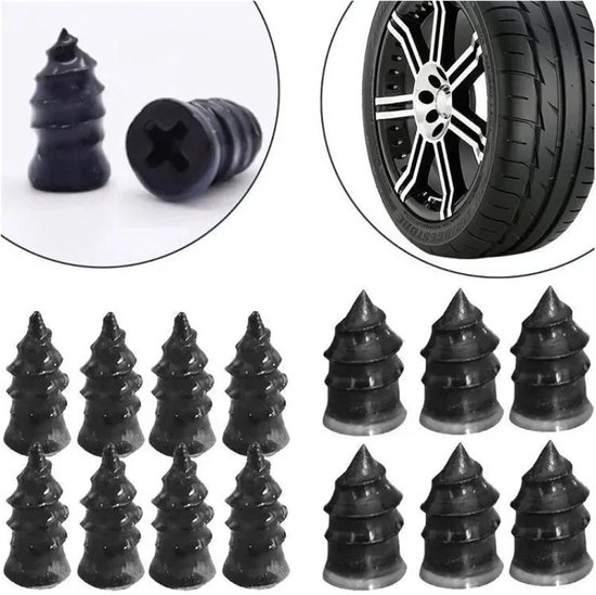 Reparatieset Banden - Lek Reparatie - Tubeless Banden - Dubbele Opties - 10/30 Stuks - Mix — afbeelding 4