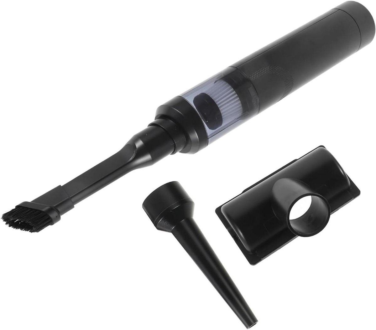 Draagbare Autostofzuiger - Handstofzuiger Auto - Snelle Auto Reiniging - Nat en Droog Gebruik - 27 cm Lengte - Zwart